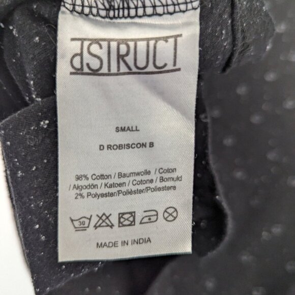 Men's Casual Patterned Crew neck Tee short sleeve - Size S - Picture 4 of 5